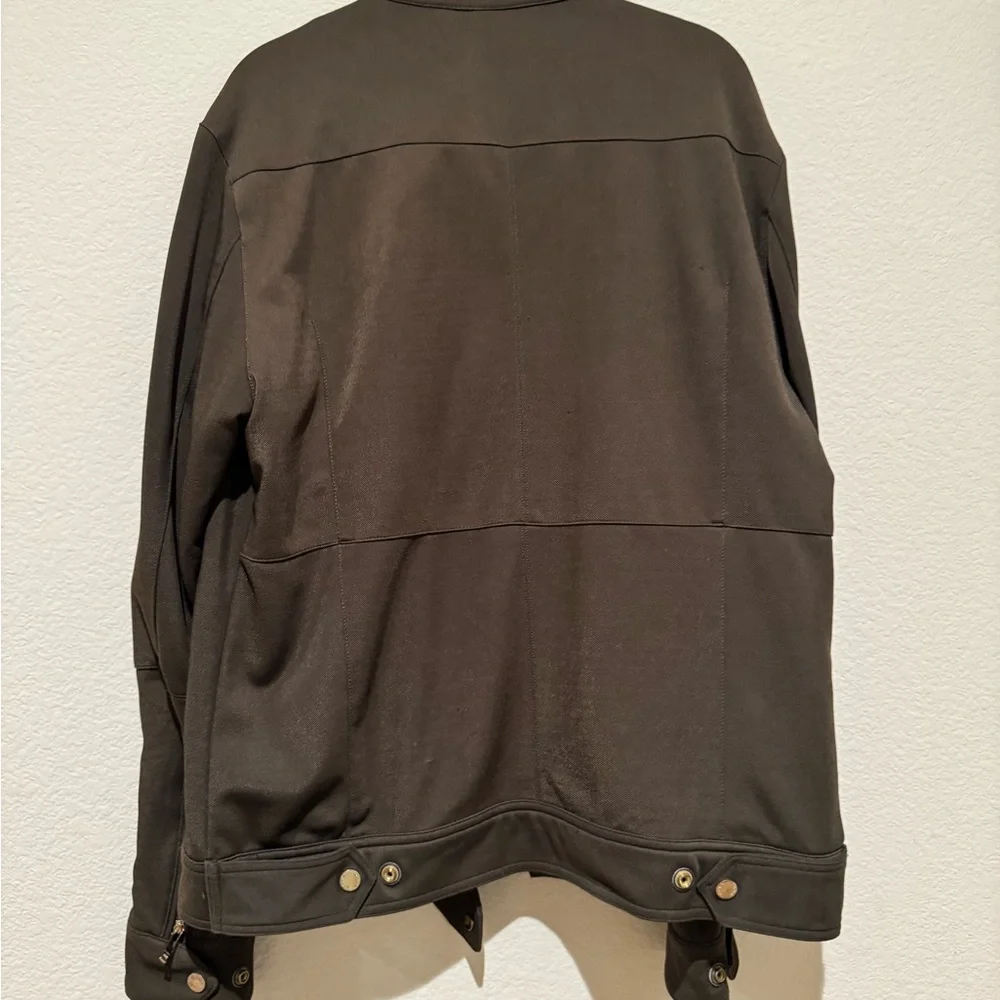 Men's Dark Olive Jacket - Picture 2 of 5